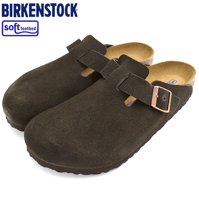 【ポイント10倍】ビルケンシュトック BIRKENSTOCK サンダル メンズ 男性用 ボストン SFB スエード レザー Mocha ( birkenstock BOSTON SFB SUEDE LEATHER クロッグ サボ 本革 幅広 ノーマル レギュラー ブラウン 茶 SANDAL MENS 靴 シューズ SHOES 660461 )