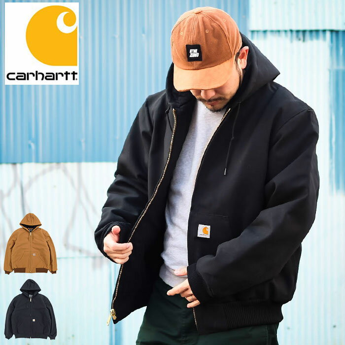 カーハート ジャケット メンズ カーハート Carhartt ジャケット メンズ ルーズ フィット ダック インサレーテッド フランネル ラインド アクディブ ( Loose Fit Duck Insulated Flannel Lined Active JKT ワークジャケット JACKET アウター ジャンパー J140 OJO140-M )