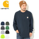 カーハート Carhartt ロンT Tシャツ 長袖 メンズ ルーズ フィット ヘビーウェイト ポケット ( Carhartt Loose Fit Heavyw...