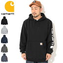 カーハート トップス メンズ カーハート Carhartt パーカー プルオーバー メンズ ルーズ フィット ミッドウェイト ロゴ スリーブ グラフィック ( Loose Fit Midweight Logo Sleeve Graphic Pullover Hoodie フード フーディ スウェット Pull Over Hoody Parker トップス メンズ 男性用 K288 TS0288-M )