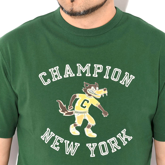 チャンピオン Champion Tシャツ 半袖 メンズ C3-B329 ( Champion C3-B329 S/S Tee CASUAL カジュアル 日本企画 Cロゴ Cマーク ティーシャツ T-SHIRTS カットソー トップス メンズ 男性用 )[M便 1/1] ice field icefield