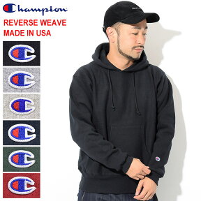 チャンピオン Champion プルオーバー パーカー メンズ C5-U101 リバースウィーブ メイド イン USA ( C5-U101 Reverse Weave Hoodie Made in USA 日本企画 無地 ワンポイント Cロゴ Cマーク フード フーディ スウェットシャツ Parker トップス 男性用 )