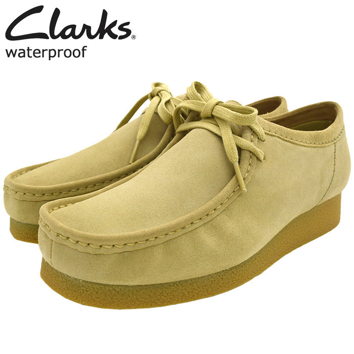 【ポイント10倍】クラークス CLARKS ブーツ メンズ 男性用 ワラビー エヴォ ウォータープルーフ Maple Suede ( clarks Wallabee EVO WP BOOTS ワラビーブーツ モカシン 防水 メープル メンズ靴 シューズ SHOES 26172818 )