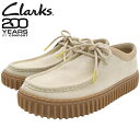 クラークス CLARKS ブーツ メンズ 男性用 トーヒル ロー Ecru Suede ( clarks Torhill Lo 200周年記念 BOOTS 厚底...