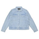 ステューシー ブルゾン メンズ ステューシー STUSSY ジャケット メンズ Washed Denim Garage(stussy JKT デニム Gジャン ジージャン JACKET JAKET アウター ジャンパー・ブルゾン メンズ・男性用 115334 ストゥーシー スチューシー) ice filed icefield