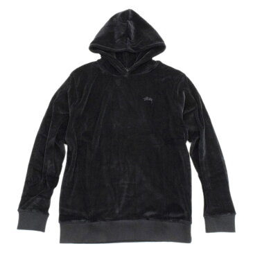 【アウトレット(不良箇所あり)】ステューシー STUSSY プルオーバー パーカー メンズ Velour ( stussy Pullover Hoodie フード フーディ トップス Pull Over Hoody Parker メンズ 男性用 1140044 ストゥーシー スチューシー ) ice field icefield