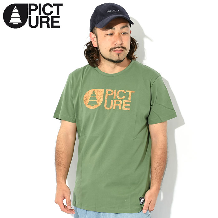 ピクチャー PICTURE Tシャツ 半袖 メンズ ベースメント コルク ( picture Basement Cork S/S Tee ティーシャツ T-SHIRTS カットソー トップス メンズ 男性用 アウトドア MTS677 )[M便 1/1] ice field icefield