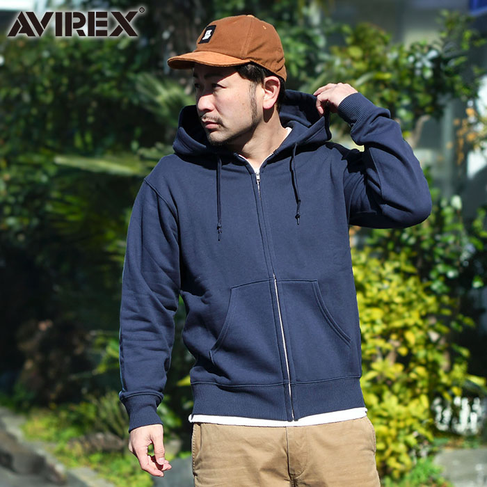 楽天市場】アヴィレックス AVIREX(カラーネイビー)(パーカー 楽天市場】アヴィレックス AVIREX(カラーネイビー)(パーカー