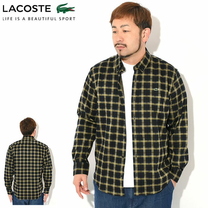 LACOSTE メンズチェック柄 ポロシャツ M 楽天市場】ポロシャツ ラコステ（柄チェック）の通販