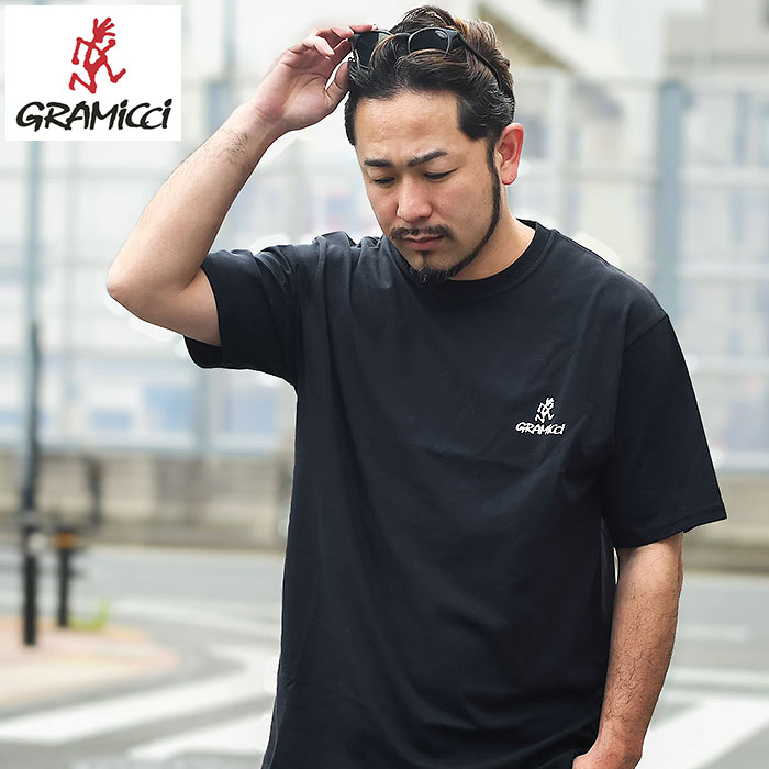 グラミチ GRAMICCI Tシャツ 半袖 メンズ ワン ポイント ロゴ ( GRAMICCI One Point Logo S/S Tee ティーシャツ T-SHIRTS カットソー トップス メンズ レディース ユニセックス G4SU-T096 )( 父の日ギフト 遅れてごめん プレゼント 父の日 ラッピング対応可能 2025 )[M便 1/1]