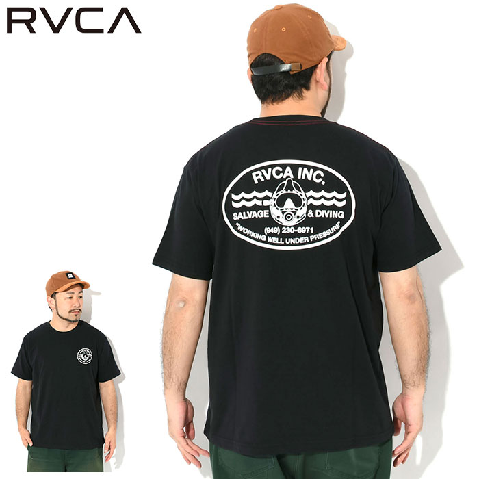 ルーカ RVCA Tシャツ 半袖 メンズ ルーカ サルベージ ( RVCA RVCA Salvage S/S Tee ティーシャツ T-SHIRTS カットソー トップス メンズ 男性用 BF04A209 )[M便 1/1] ice field icefield