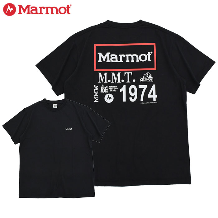 マーモット Marmot Tシャツ 半袖 メンズ MMW アーカイブ ロゴ ( Marmot MMW Archive Logo S/S Tee 吸水 速乾 UVカット 抗菌 防臭 ティーシャツ T-SHIRTS カットソー トップス アウトドア トレッキング 登山 MENS 男性用 MTSS25MST077 )[M便 1/1]