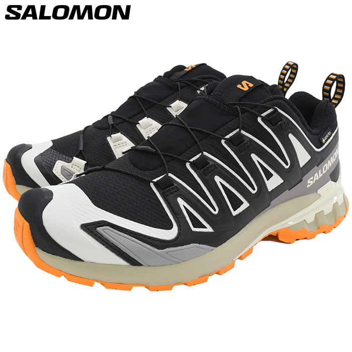 【ポイント10倍】サロモン SALOMON スニーカー メンズ 男性用 エックスエー プロ 3D V9 ゴアテックス Black/Vanilla Ice/Turmeric ( SALOMON XA PRO 3D V9 GTX GORE-TEX 防水 トレイルランニングシューズ SNEAKER MENS・靴 シューズ SHOES L47881900 )