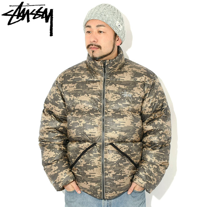 楽天市場】STUSSY ダウン（カラーマルチカラー）（メンズファッション