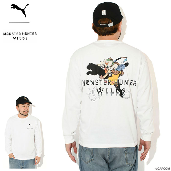 楽天市場】ロンt プーマ（柄ロゴ）（Tシャツ・カットソー｜トップス