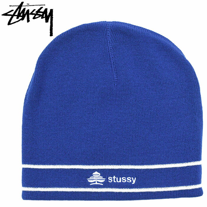 楽天市場】stussy キャップ（カラーブルー）（ニット帽｜メンズ帽子