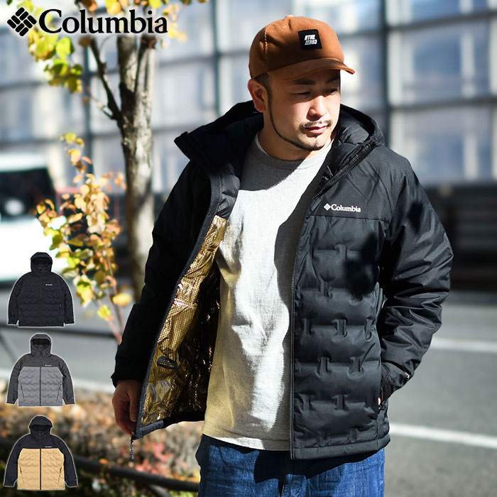 コロンビア Columbia ジャケット オムニヒート メンズ グランド トレック 3 ダウン フーデッド ( columbia Grand Trek III Down Hooded JKT 保温 暖かい あったか 防寒 ダウンジャケット アウター ジャンパー・ブルゾン アウトドア Colombia Colonbia Colunbia WE7857 )