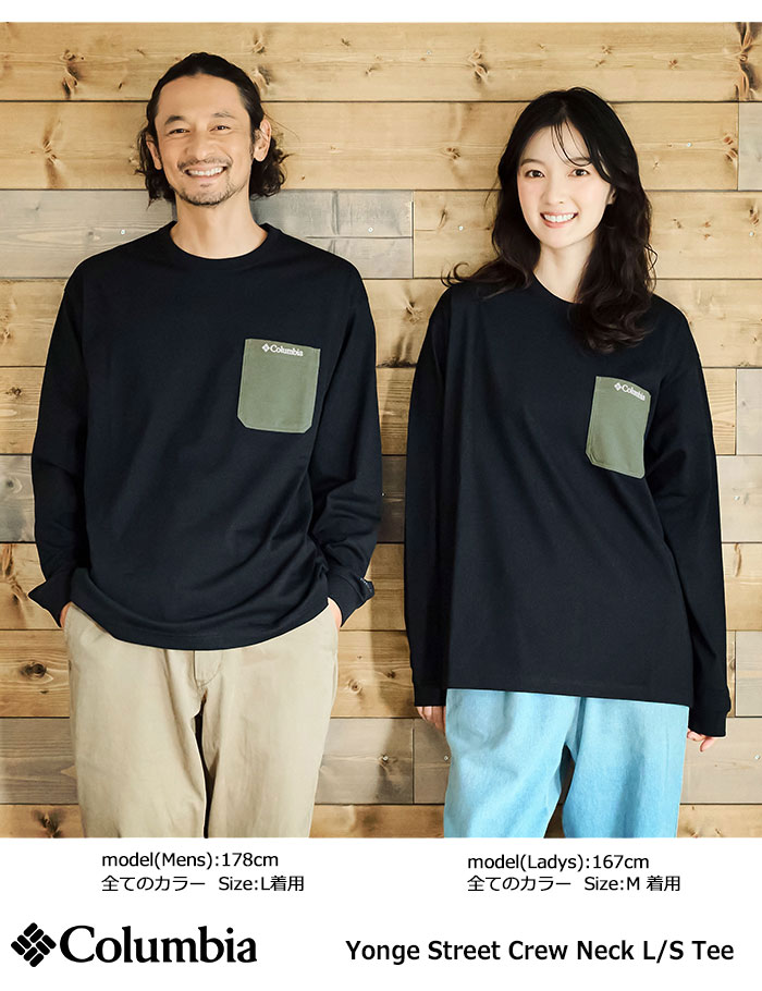 コロンビア Columbia ロンT Tシャツ 長袖 メンズ 26FW ヤング ストリート クルーネ...