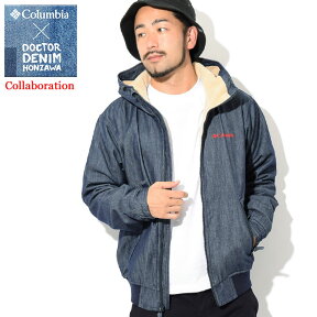 コロンビア Columbia ジャケット メンズ ドクターデニム 本澤 ロマビスタ デニム フーディ コラボ ( Columbia×Dr.Denim Honzawa Loma Vista Denim Hoodie JKT JAKET JACKET アウター ジャンパー・ブルゾン アウトドア Colombia Colonbia Colunbia PM3409 )