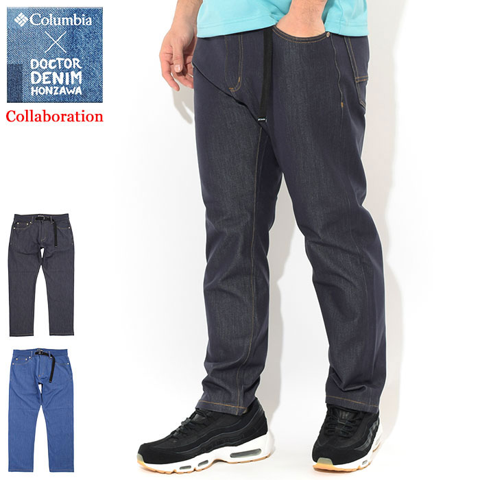 コロンビア Columbia パンツ メンズ ドクターデニム 本澤 ジョセフ ストリーム コラボ ( Columbia×Dr.Denim Honzawa Joseph Stream Pant デニムパンツ ジーンズ ジーパン Gパン ボトムス アウトドア メンズ 男性用 Colombia Colonbia Colunbia PM0029 )