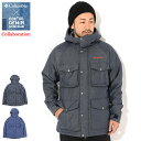 コロンビア コロンビア Columbia ジャケット オムニヒート メンズ ドクターデニム 本澤 ビッグ リブ ストレート コラボ ( Columbia×Dr.Denim Honzawa Big Rib Strait 中綿 JKT JAKET JACKET アウター アウトドア Colombia Colonbia Colunbia PM3817 )