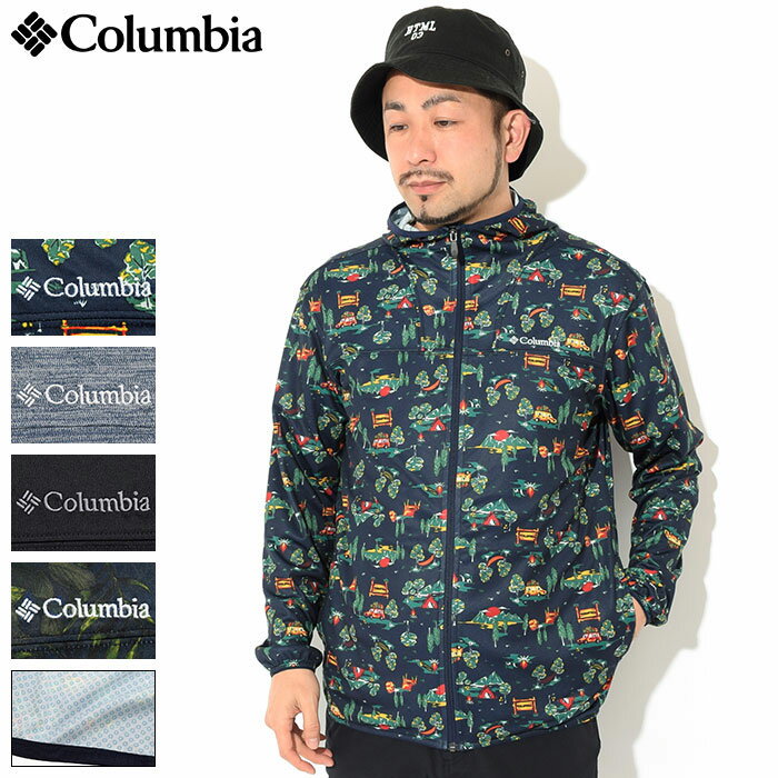 コロンビア Columbia パーカー ジップアップ メンズ ポーラー パイオニア フル ジップ フーディ ( columbia Polar Pioneer Full Zip Hoodie UVカット フード ジップパーカー フルジップ Zip up Hoody Parker トップス メンズ 男性用 Colombia Colonbia Colunbia XM2411 )