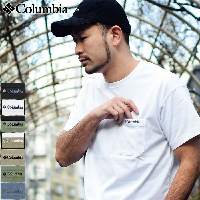 【ポイント10倍】コロンビア Columbia Tシャツ 半袖 メンズ ヤング ストリート クルーネック ( columbia Yonge Street Crew Neck S/S Tee ポケット ポケT ティーシャツ T-SHIRTS カットソー トップス メンズ 男性用 Colombia Colonbia Colunbia PM0642 )[M便 1/1]