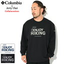 コロンビア Columbia ロンT Tシャツ 長袖 メンズ ジェリー ウカイ エンジョイ マウンテン ライフ コラボ ( columbia×Jerry Ukai Enjoy Mountain Life L/S Tee ティーシャツ T-SHIRTS ロング ロンティー 長袖Tシャツ トップス アウトドア PM1916 )