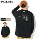 【ポイント10倍】コロンビア Columbia ロンT Tシャツ 長袖 メンズ バーン ノベル グラフィック ( columbia Burn Novel Graphic L/S Tee ビッグシルエット オーバーサイズ ティーシャツ T-SHIRTS ロング ロンティー 長袖Tシャツ トップス アウトドア メンズ 男性用 PM0281 )