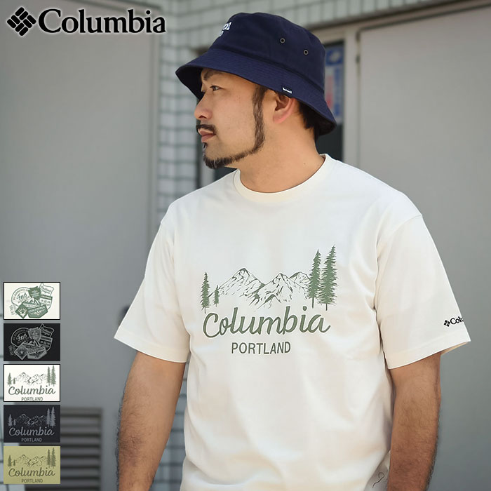 【ポイント10倍】コロンビア Columbia Tシャツ 半袖 メンズ ヤハラ フォレスト グラフィック ( columbia Yahara Forest Graphic S/S Tee ティーシャツ T-SHIRTS カットソー トップス メンズ 男性用 Colombia Colonbia Colunbia PM1647 )[M便 1/1] ice field icefield