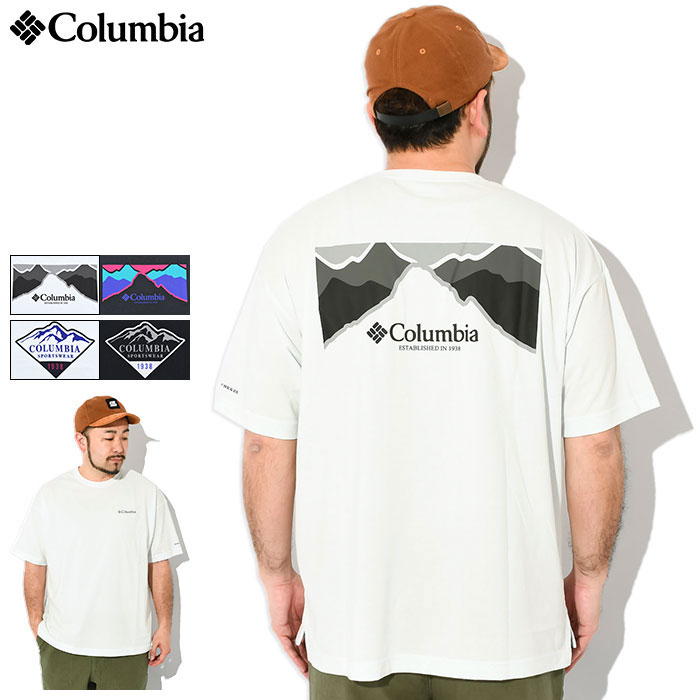 コロンビア Tシャツ メンズ 【ポイント10倍】コロンビア Columbia Tシャツ 半袖 メンズ コールド ベイ ダッシュ ( Cold Bay Dash S/S Tee オムニフリーズゼロ ビッグシルエット オーバーサイズ ティーシャツ T-SHIRTS カットソー トップス メンズ 男性用 Colombia Colonbia Colunbia XE8841 )[M便 1/1]