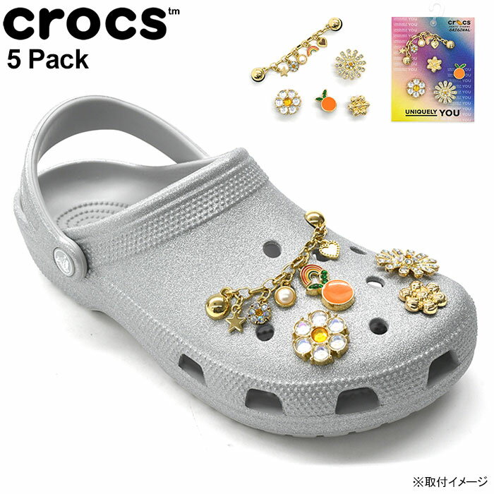 クロックス crocs ジビッツ チャーム エブリシング ナイス ジェム ミックス 5 パック ( crocs Everything Nice Gem Mix 5 Pack Jibbitz カスタマイズ アクセサリー 10012117 )[M便 1/1] ice field icefield 1