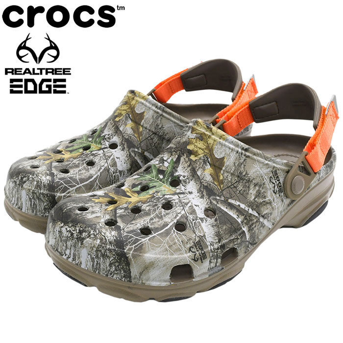 クロックス crocs サンダル メンズ 男性用 クラシック オール テレイン リアルツリー エッジ クロッグ ( crocs CLASSIC ALL TERRAIN REALTREE EDGE CLOG コンフォートサンダル SANDAL MENS・靴 シューズ SHOES 206504 ) ice field icefield 1