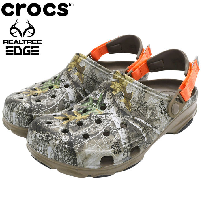 クロックス crocs サンダル メンズ 男性用 クラシック オール テレイン リアルツリー エッジ クロッグ ( crocs CLASSIC ALL TERRAIN REALTREE EDGE CLOG コンフォートサンダル SANDAL MENS・靴 シューズ SHOES 206504 ) ice field icefield