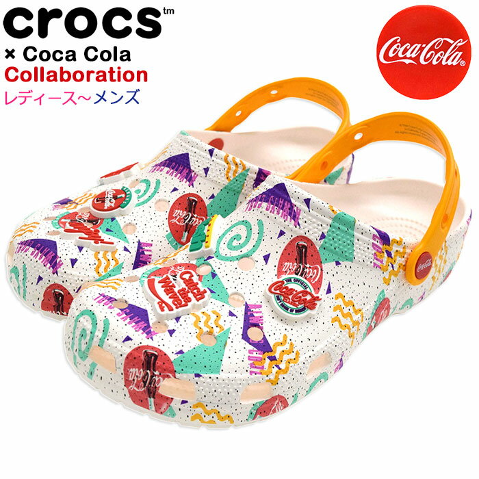 クロックス crocs サンダル レディース & メンズ コカコーラ クラシック クロックス 90s クロッグ コラボ ( crocs×Coca Cola CLASSIC CROCS 90S CLOG コンフォートサンダル SANDAL LADIES MENS・靴 シューズ SHOES 207217 ) ice field icefield