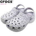 クロックス 【送料無料】クロックス crocs サンダル レディース 女性用 ウィメンズ クラシック プラットフォーム 4 ハー クロッグ ( crocs WOMENS CLASSIC PLATFORM 4 HER CLOG 厚底 コンフォートサンダル SANDAL LADIES・靴 シューズ SHOES 207579 ) ice field icefield