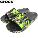 クロックス crocs サンダル メンズ 男性用 クラシック クロックス スプレー カモ スライド ( crocs CLASSIC CROCS SPRAY CAMO SLIDE シャワーサンダル スポーツサンダル SANDAL MENS・靴 シューズ SHOES 208252 )