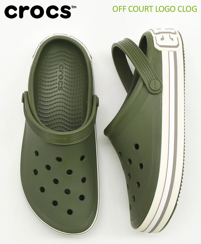クロックス crocs サンダル レディース & メンズ オフ コート ロゴ クロッグ ( cro...