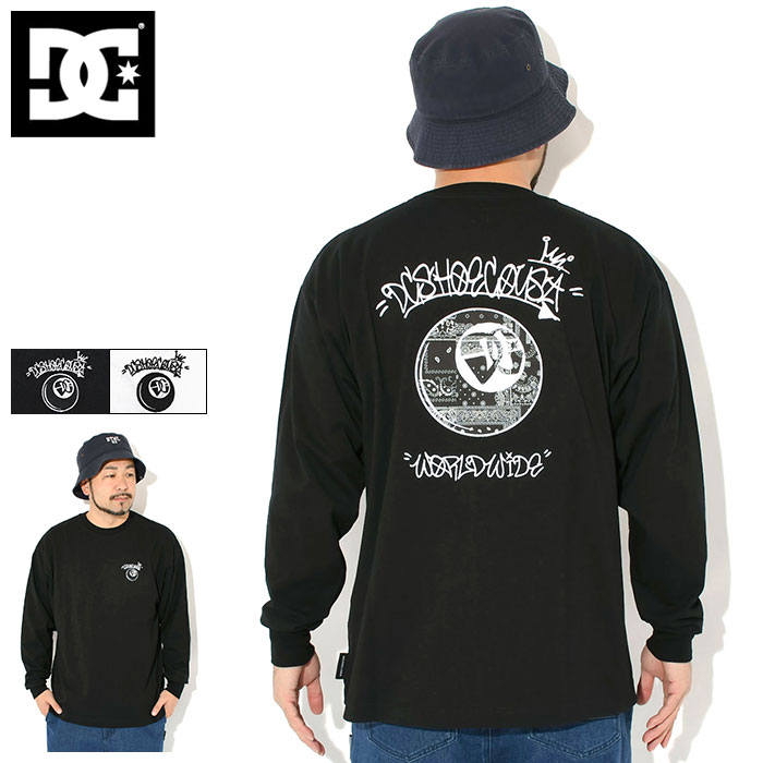 ディーシー DC ロンT Tシャツ 長袖 メンズ ゲーム APP ( dc Game APP L/S Tee ビッグシルエット オーバーサイズ ティーシャツ T-SHIRTS カットソー トップス ロング ロンティー 長袖Tシャツ メンズ 男性用 DLT254048 )