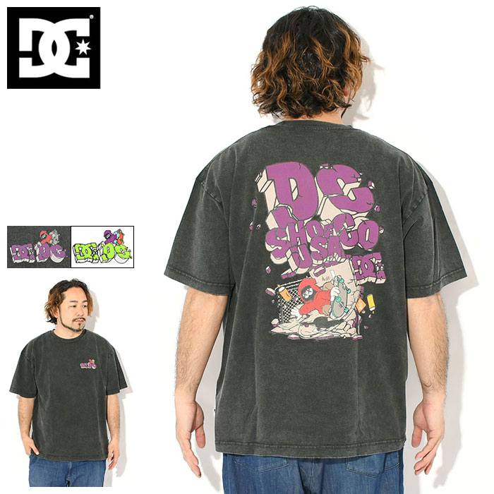 乐天商城 - ディーシー DC Tシャツ 半袖 メンズ ウォール スクレイプ ( dc Wall Scrape S/S Tee ビッグシルエット オーバーサイズ ティーシャツ T-SHIRTS カットソー トップス メンズ 男性用 DST261029 )[M便 1/1] ice filed icefield