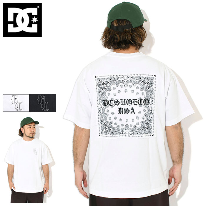 Rakuten - ディーシー DC Tシャツ 半袖 メンズ ヒドゥン バンダナ ( dc Hidden Bandana S/S Tee ビッグシルエット オーバーサイズ ティーシャツ T-SHIRTS カットソー トップス メンズ 男性用 DST262008 )[M便 1/1]