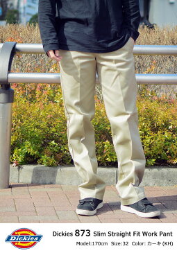 ディッキーズ Dickies 873 ローライズ ワークパンツ メンズ 男性用 ( DICKIES dickies wp873 Slim Straight Fit Work Pants デッキーズ チノパン ボトムス ロングパンツ bottom デッキ−ズ )