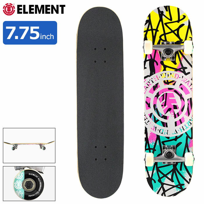 エレメント ELEMENT スケボー スケートボード コンプリート デッキ 7.75インチ Graf Seal ( 7.75inch 完成品 組み立て済み コンプリートセット 国内正規品 ブランド メーカー sk8 COMPLETE キッズ ジュニア 初心者 おすすめ BA027-427 )