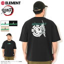 エレメント ELEMENT Tシャツ 半袖 メンズ 鬼滅の刃 Kimetsu Tanjiroコラボ ( ELEMENT×鬼滅の刃 Kimetsu Tanjiro S/S Tee 竈門炭治郎 ティーシャツ T-SHIRTS カットソー トップス メンズ 男性用 BB022-289 ) M便 1/1