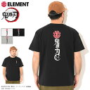 エレメント ELEMENT Tシャツ 半袖 メンズ 鬼滅の刃 Kimetsu Logo コラボ ( ELEMENT×鬼滅の刃 Kimetsu Logo S/S Tee ティーシャツ T-SHIRTS カットソー トップス メンズ 男性用 BB022-291 ) M便 1/1