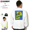 Gg ELEMENT T TVc  Y qbg XJ R{ ( ELEMENT~HIROTTON Skull L/S Tee rbOVGbg I[o[TCY eB[Vc T-SHIRTS Jbg\[ O eB[ TVc gbvX Y jp BD022-067 )