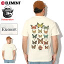 エレメント ELEMENT Tシャツ 半袖 メンズ スモーキー ベア SBXE バタフライズ コラボ ( ELEMENT×SMOKEY BEAR SBXE Butterflies S/S Tee ティーシャツ T-SHIRTS カットソー トップス メンズ 男性用 BE021-205 ) M便 1/1 ice field icefield