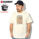 エレメント ELEMENT Tシャツ 半袖 メンズ スモーキー ベア SBXE プリベント コラボ ( ELEMENT×SMOKEY BEAR SBXE Prevent S/S Tee ティーシャツ T-SHIRTS カットソー トップス メンズ 男性用 BE021-208 ) M便 1/1 ice field icefield