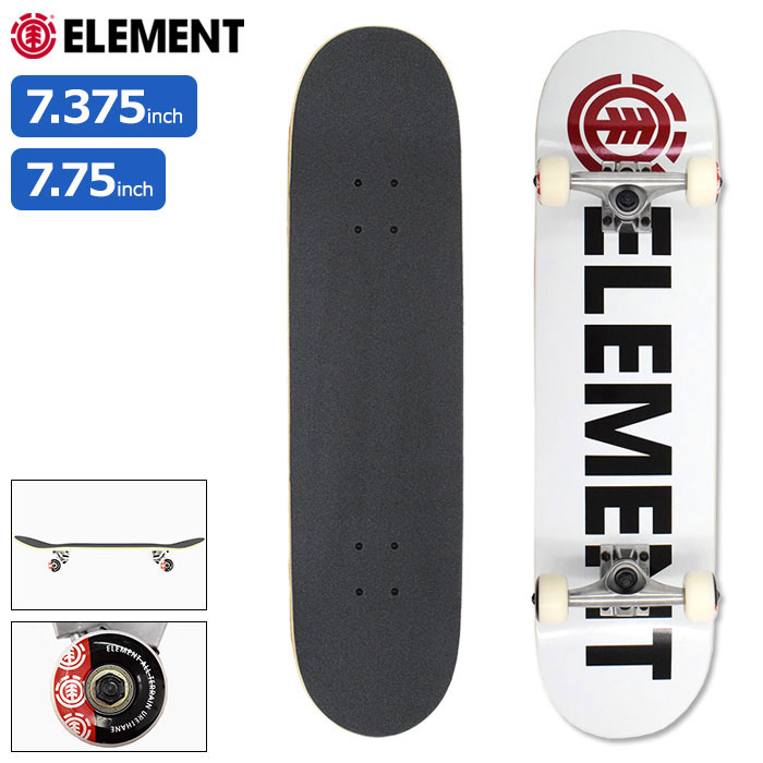 エレメント ELEMENT スケボー スケートボード コンプリート デッキ Blazin White ( 7.375インチ 7.75インチ 完成品 組み立て済み コンプリートセット ブランド メーカー sk8 COMPLETE 大人 初心者 おすすめ BC027-435 BC027-436 )