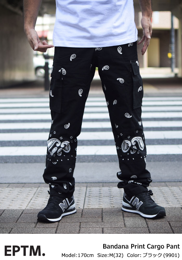 エピトミ EPTM パンツ メンズ バンダナ プリント カーゴパンツ ( EPTM Bandana Print Cargo Pant ボトムス メンズ 男性用 )